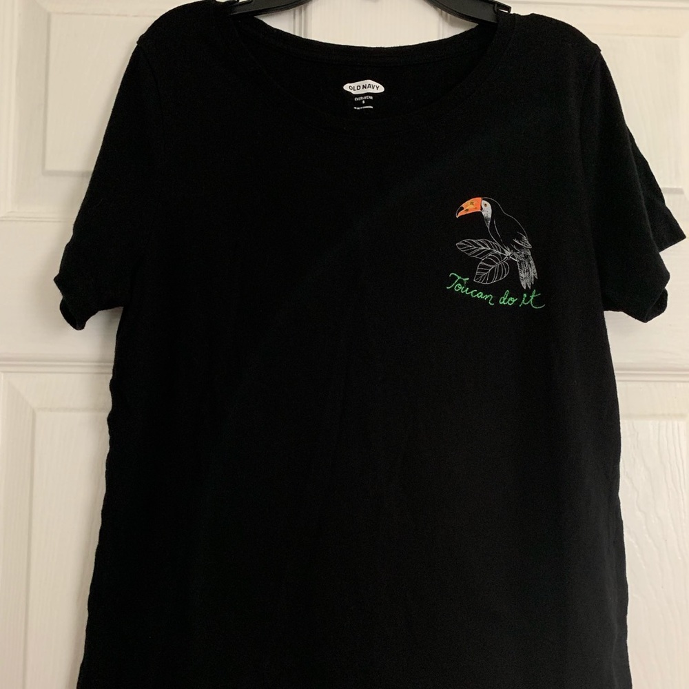 black shirt